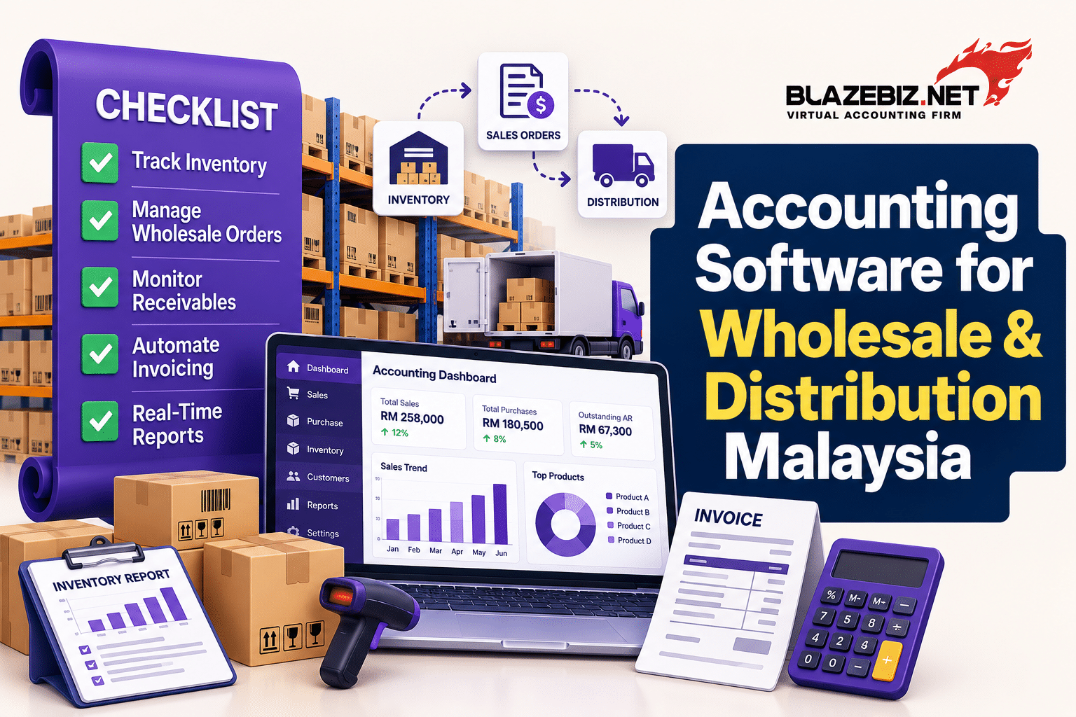 Accounting Software for Wholesale & Distribution Malaysia